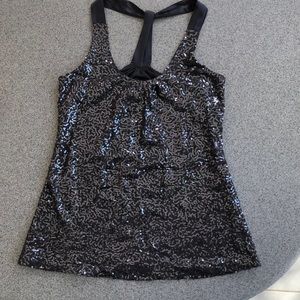 Sequin dress tank top